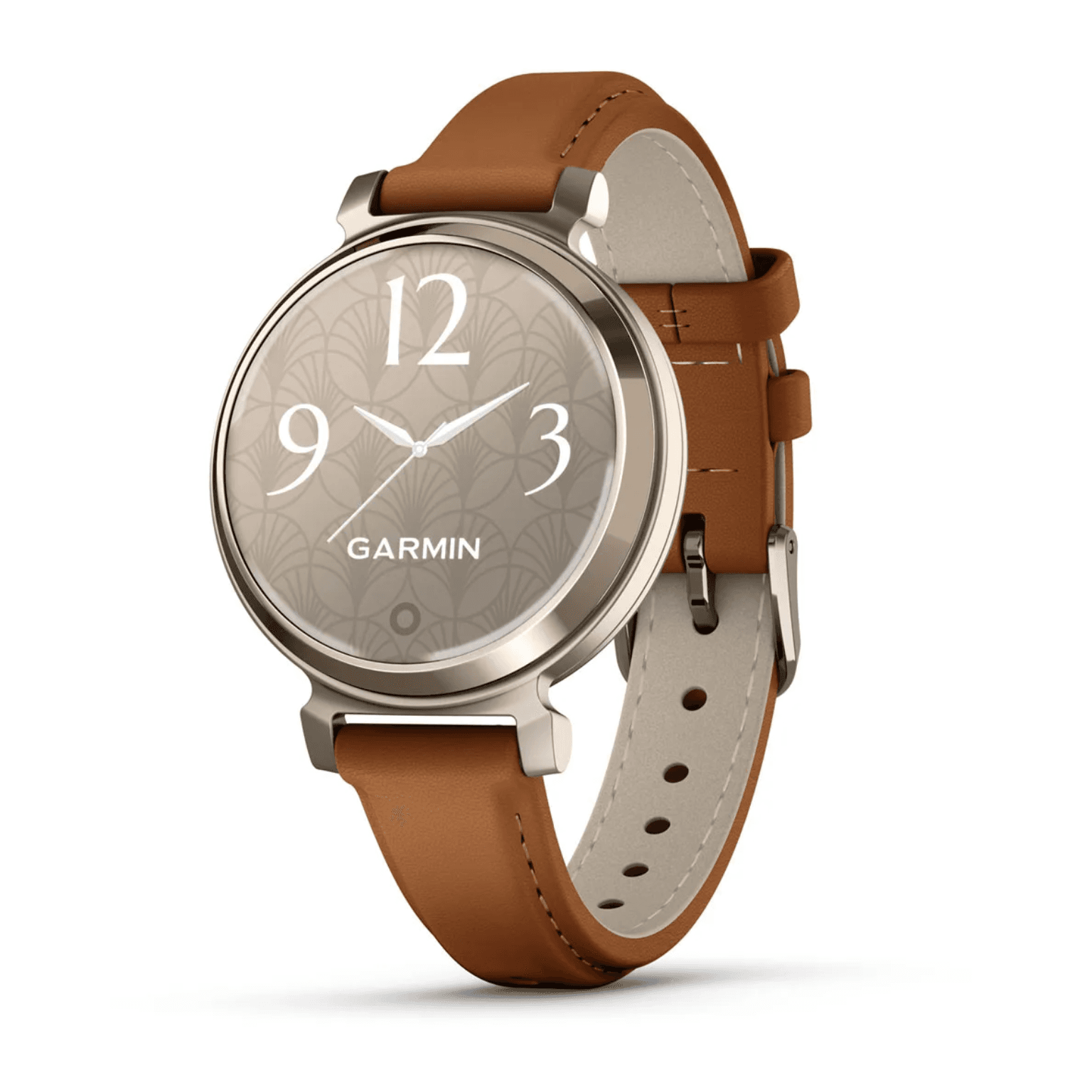 Lily® 2 Classic Cream Gold with Tan Leather Band