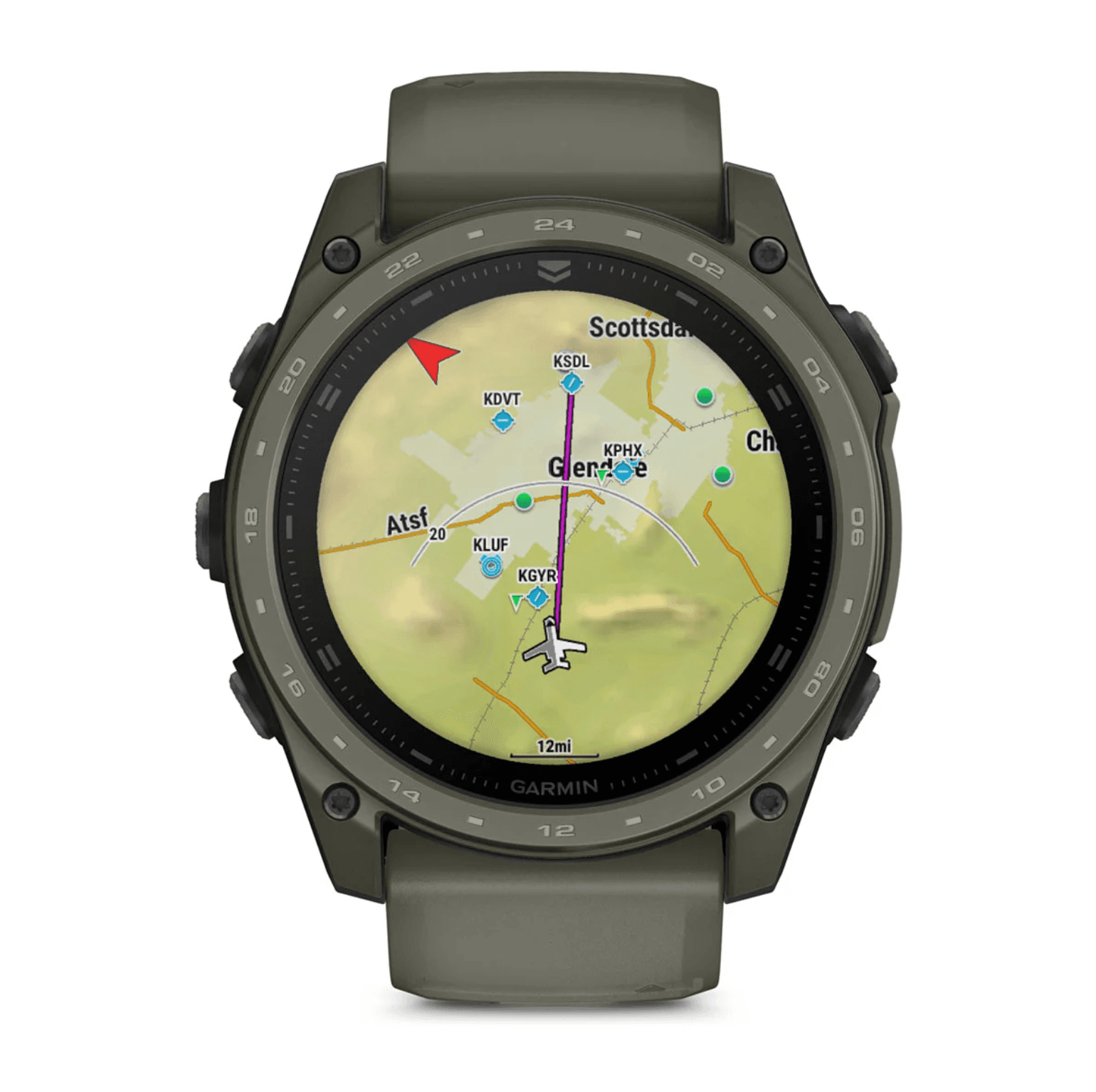 tactix® 8 – 51 mm, AMOLED, Cerakote® Coating Includes Applied Ballistics Ultralight™ Solver and Olive Drab Cerakote® Coating